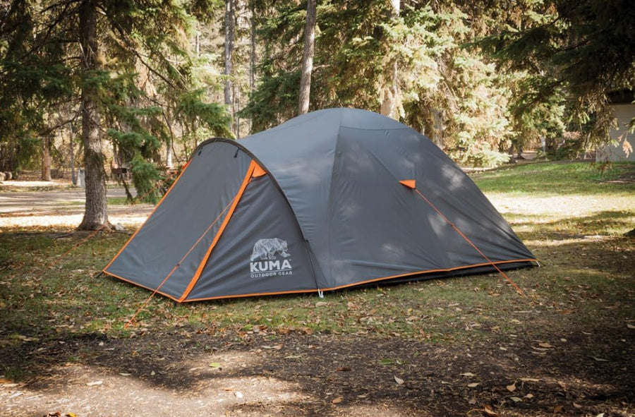 Tekarra 4 Kuma Outdoor Gear Tent, Graphite/Orange, 484-KM-TETK-GO-4