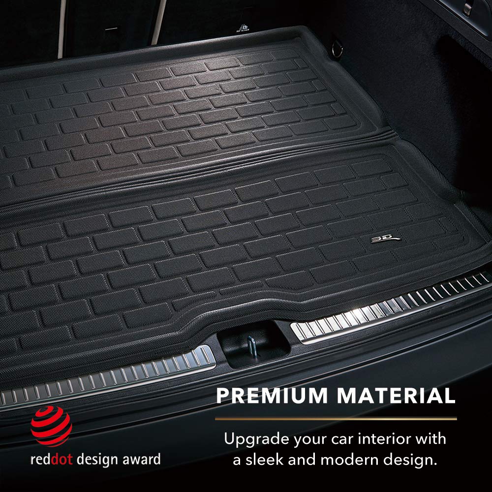 All-Weather 3D MAXpider Rear Trunk Mat for Tesla Model 3 2017-2021 Premium Custom Fit Cargo Liner