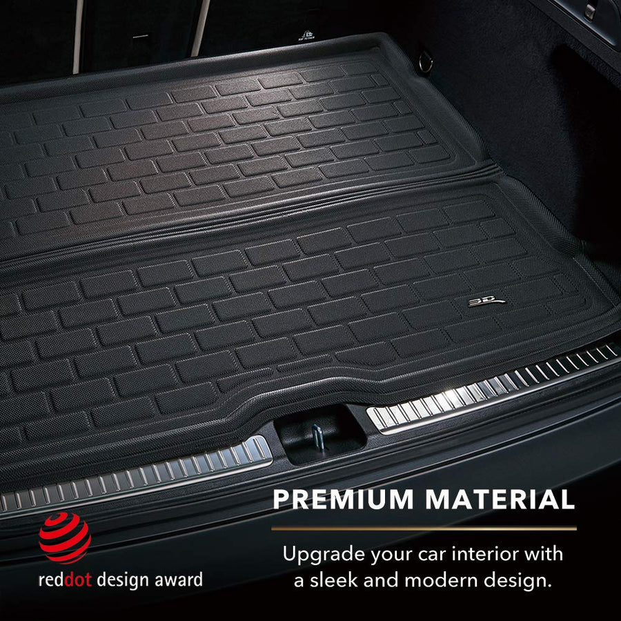 All-Weather 3D MAXpider Rear Trunk Mat for Tesla Model 3 2017-2021 Premium Custom Fit Cargo Liner