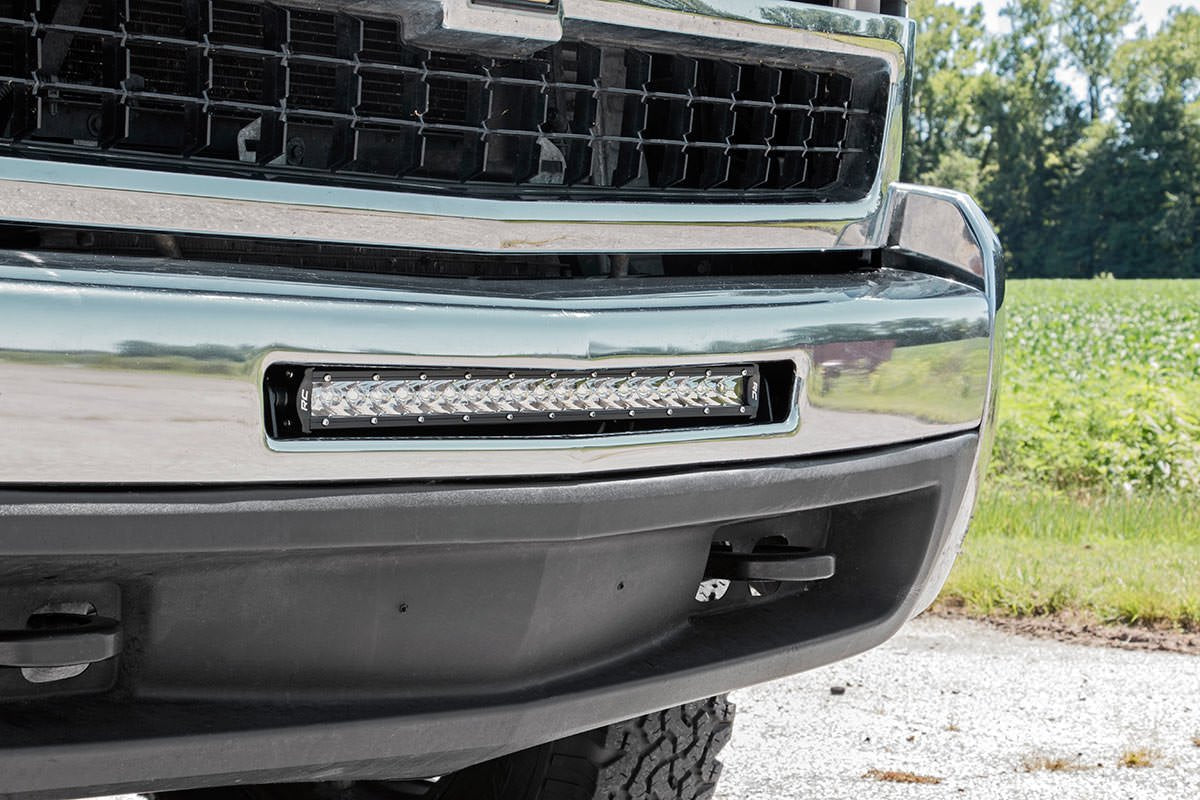 Rough Country 20" Hidden LED Bumper Brackets for 07-13 Chevy Silverado - 70523