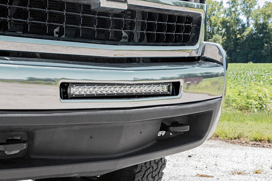 Rough Country 20" Hidden LED Bumper Brackets for 07-13 Chevy Silverado - 70523