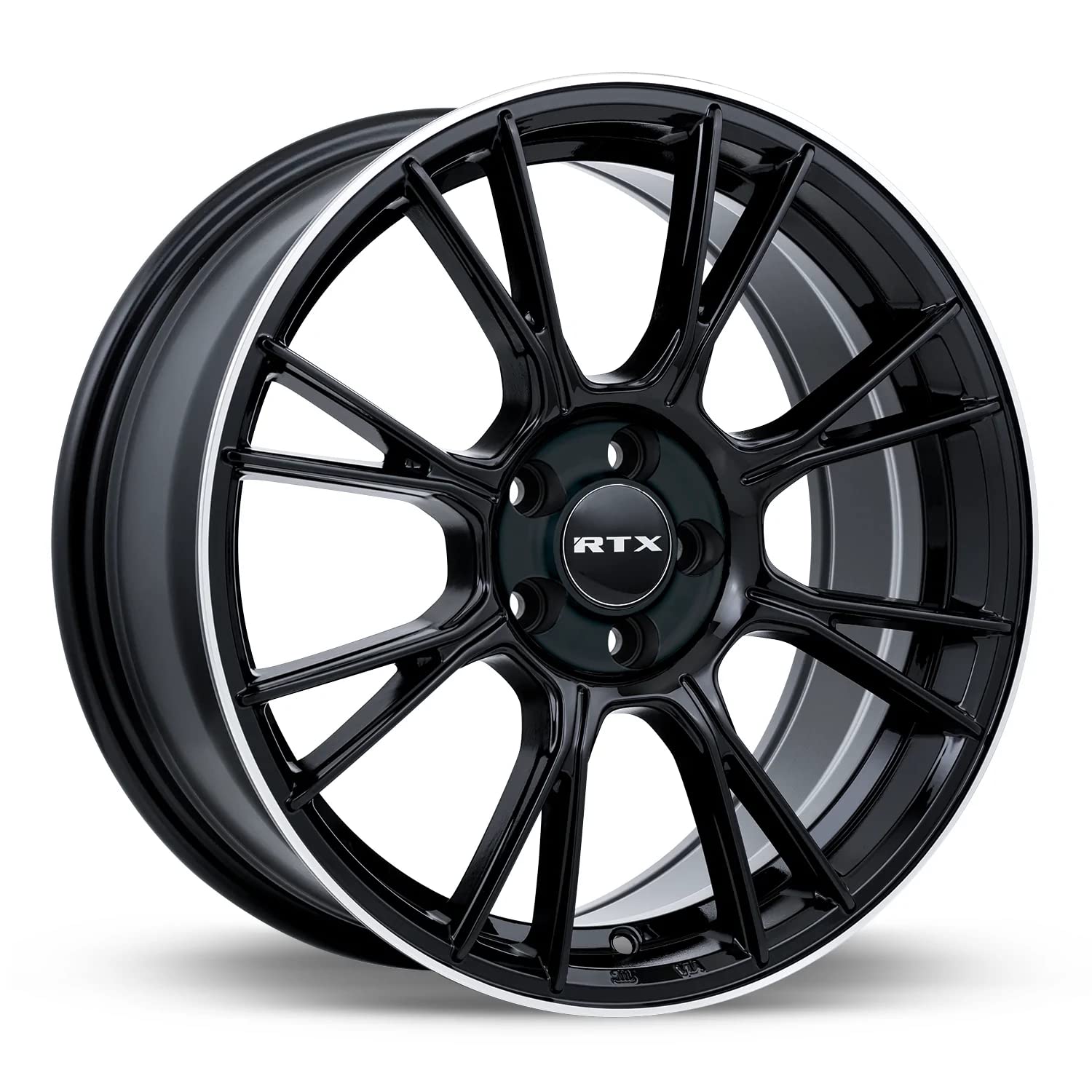 18X8 VAPOR 5-114.3 40P C73.1 BLACK MCH