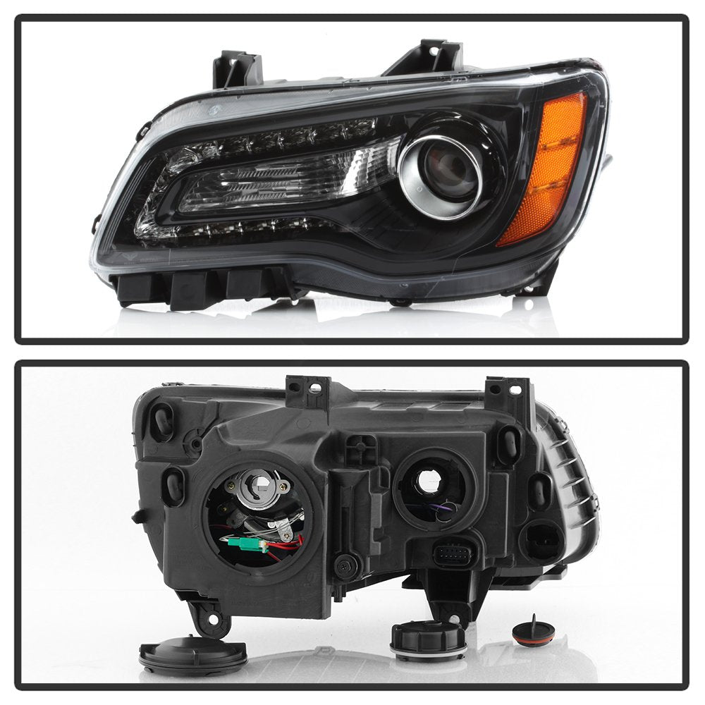 Headlight Xtune HD-JH-CHR30011-OEBK-L, 1 Pack