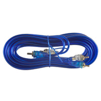 Clear Blue Install Bay RCA Cables 5M Compact Ends - Each