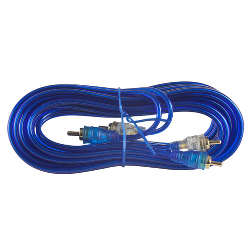 Clear Blue Install Bay RCA Cables 5M Compact Ends - Each