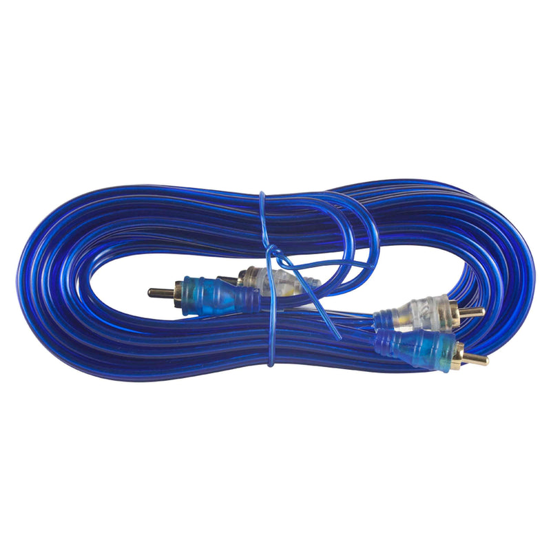 Clear Blue Install Bay RCA Cables 5M Compact Ends - Each