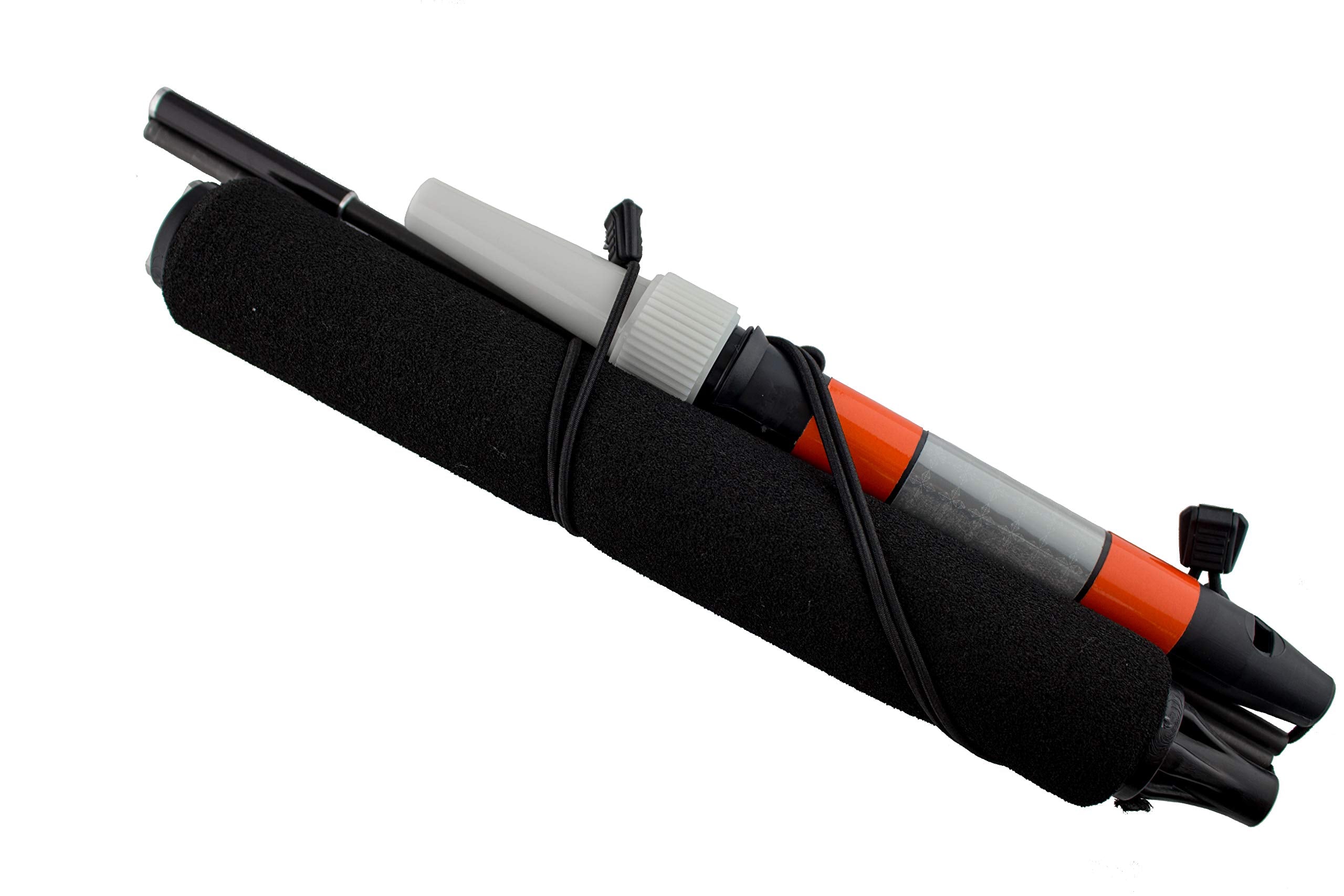 VISICarbon Pro YakAttack with MightyMount | 360° LED Safety Light & Flag System for Kayak Visibility | Includes Mount & Hardware | Carbon Fiber Mast | Collapsible Design | Made in USA