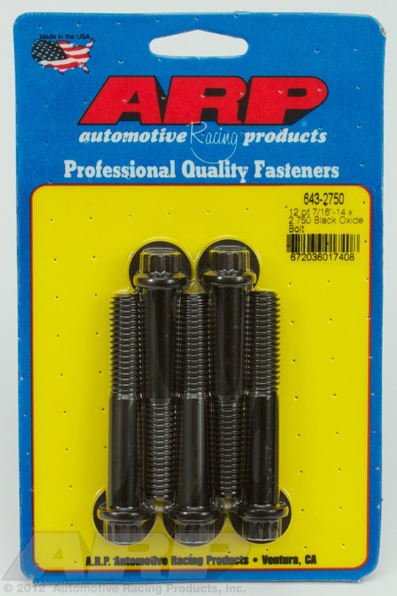Black ARP (643-2750) Oxide Bolt