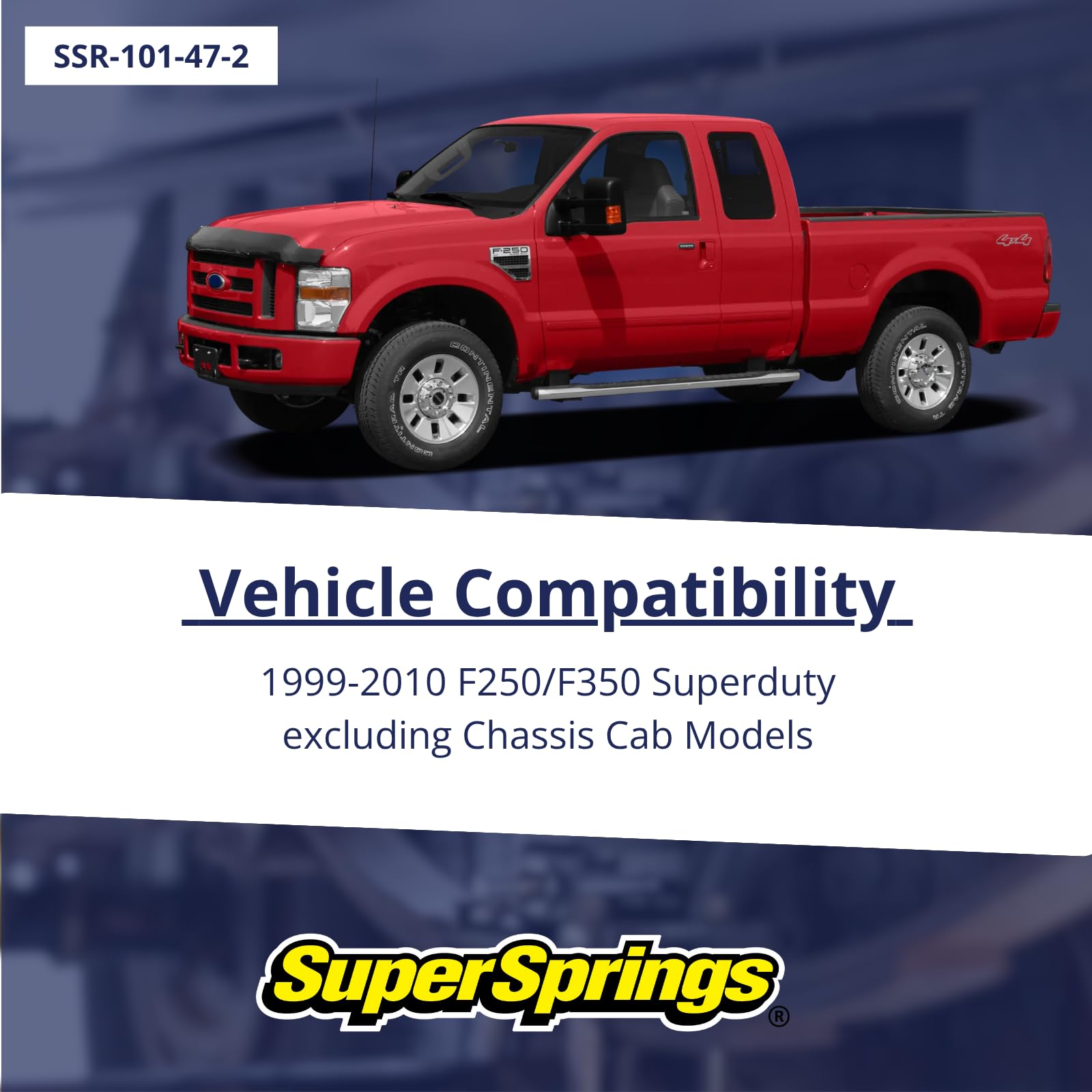 SumoSprings Rear for Ford F-250|F-350, Black | SuperSprings SSR-101-47-2