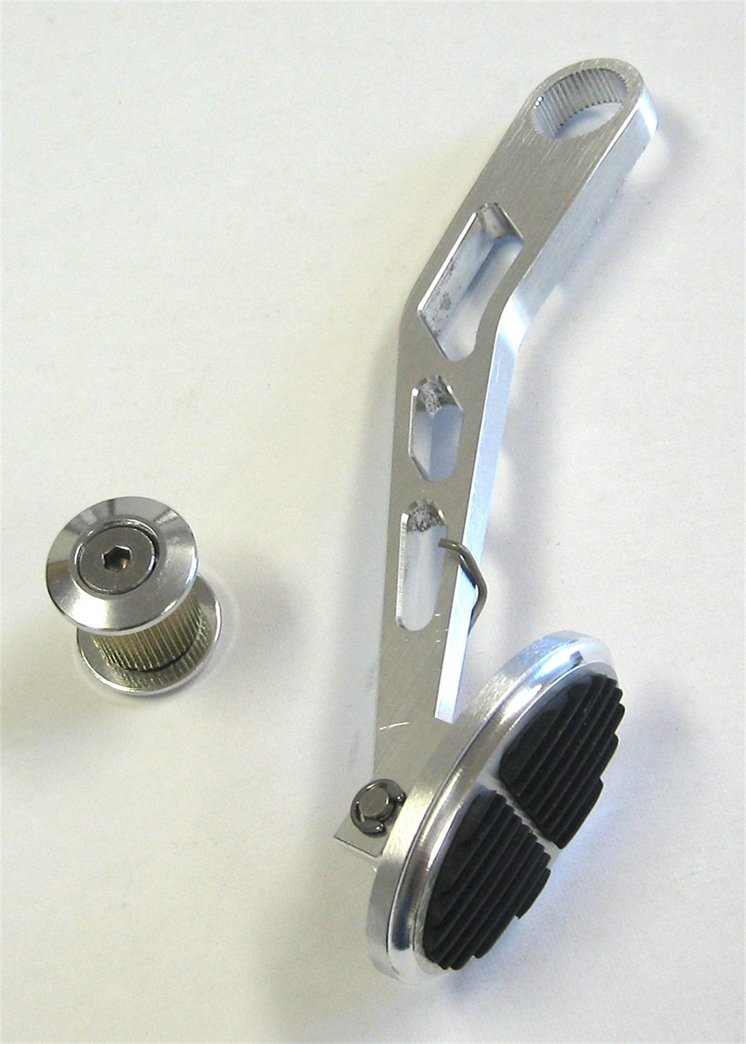 Drive-by-Wire Lokar DBW-6103 Mini Oval Spring-Loaded Throttle Pedal Set with Rubber Insert for Throttle Control