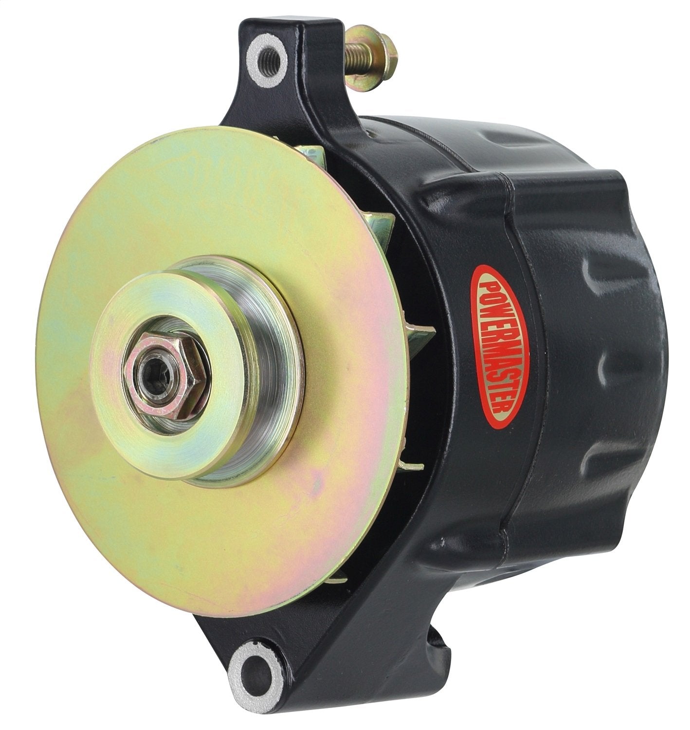 Alt Ford Powermaster Upgrade Black 150A Smooth Look™ 1V Pulley & Baffle 1-Wire