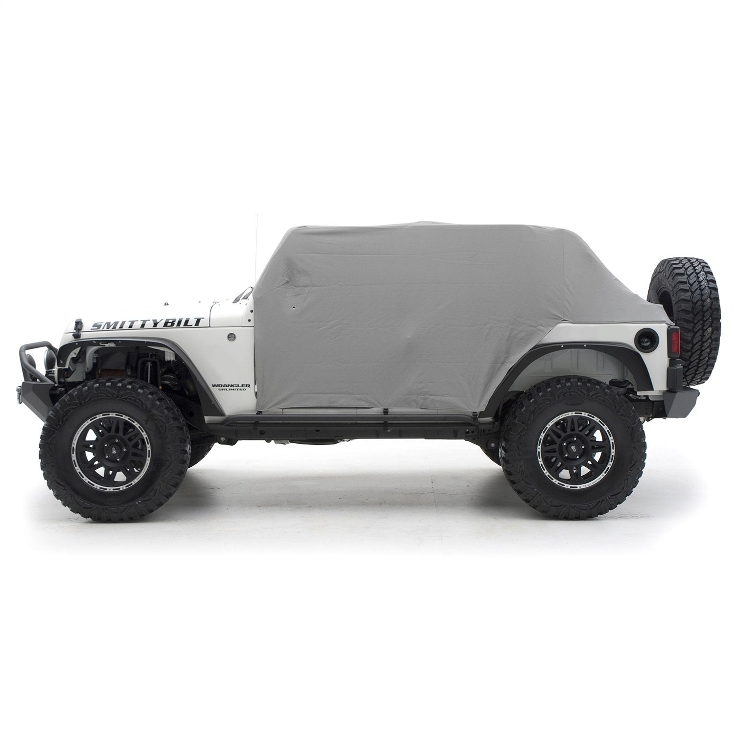 CAB CVR SmittyBilt W/DOOR FLAP GRAY - SB1069