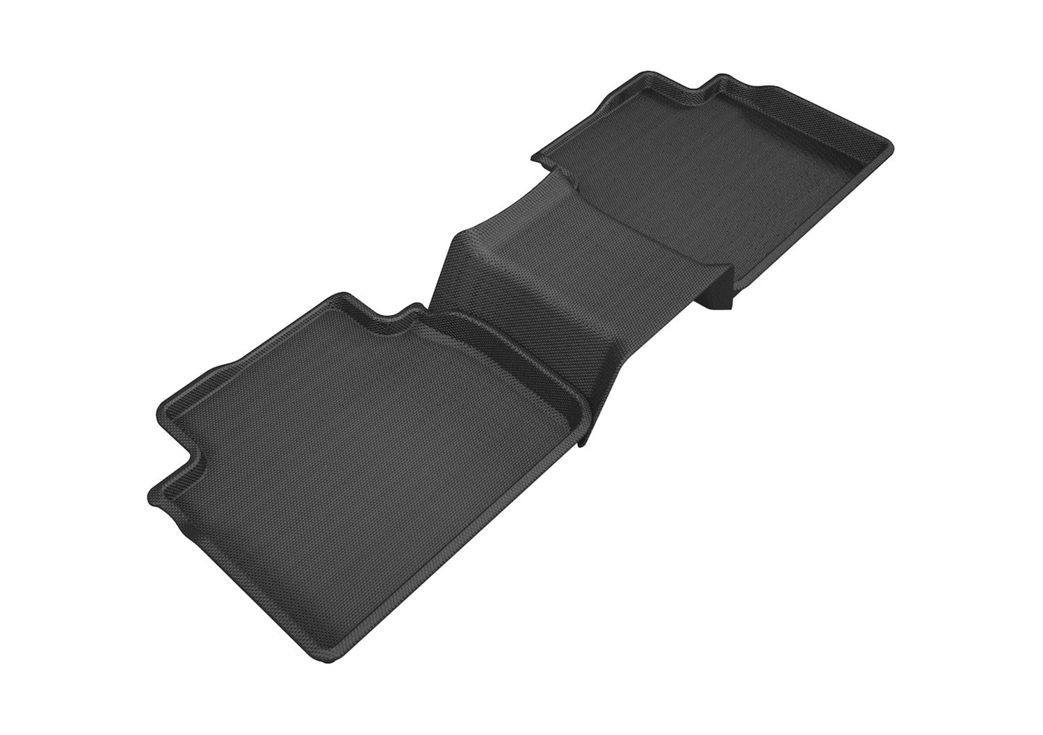 3D MAXpider Kagu Custom Fit Floor Mat (Black) Compatible with Toyota Camry 2018-2023 - Second Row