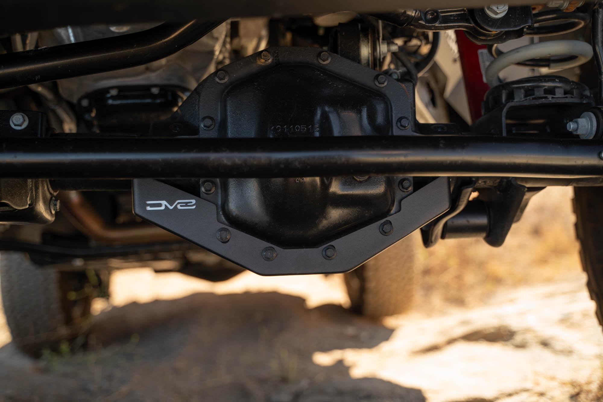 Front Differential Skid Plate DV8 for 2018-2025 Jeep Wrangler JL & 2020-2025 Gladiator JT | Protects the Front Differential & Pinion | 5mm Steel Construction | Fully Bolt-On | Powder Coated Black