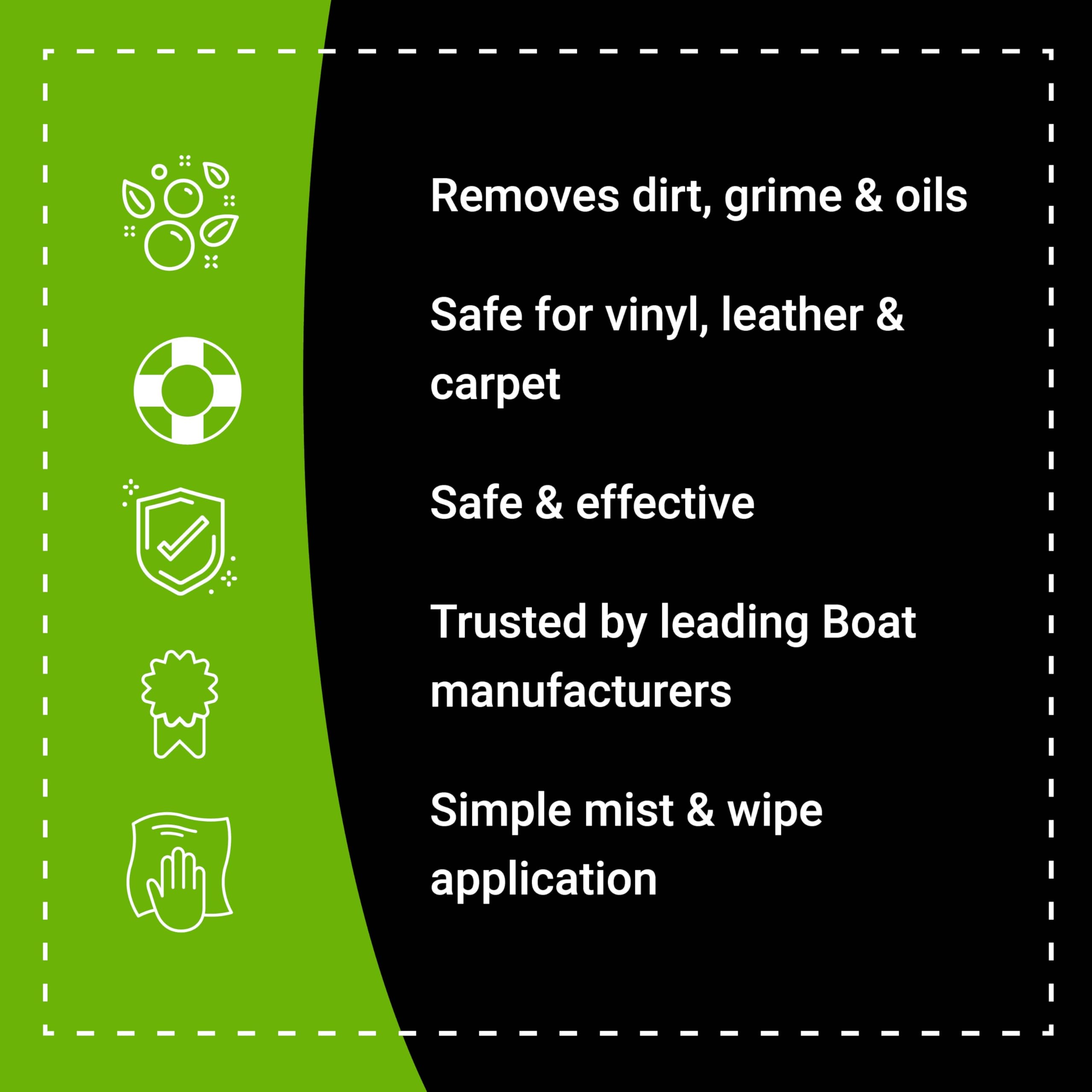 Boat Bling Vinyl Sauce VS-0128 Premium Vinyl and Leather Cleaner, Gallon Refill, Black, 1 Gallon, for Boats, RVs, Powersport Vehicles and More