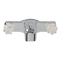 RV Bath Faucet Empire Faucets with Diverter - 8in Chrome Mobile Home Bathtub Faucet Replacement for Travel Trailer