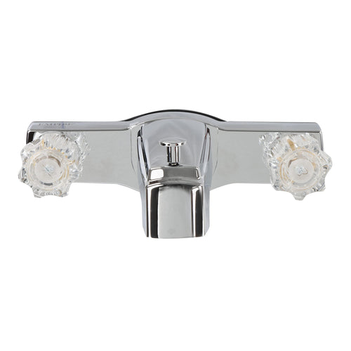 RV Bath Faucet Empire Faucets with Diverter - 8in Chrome Mobile Home Bathtub Faucet Replacement for Travel Trailer
