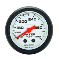 Auto Meter Phantom Mechanical Water Temperature Gauge 5731