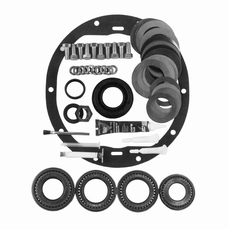 Differential Installation Kit, Richmond Gear Bearings/Crush Sleeve/Gaskets/Hardware/Seals/Shims/Thread Locker, 8.75 in, 489 Case, Mopar, Kit