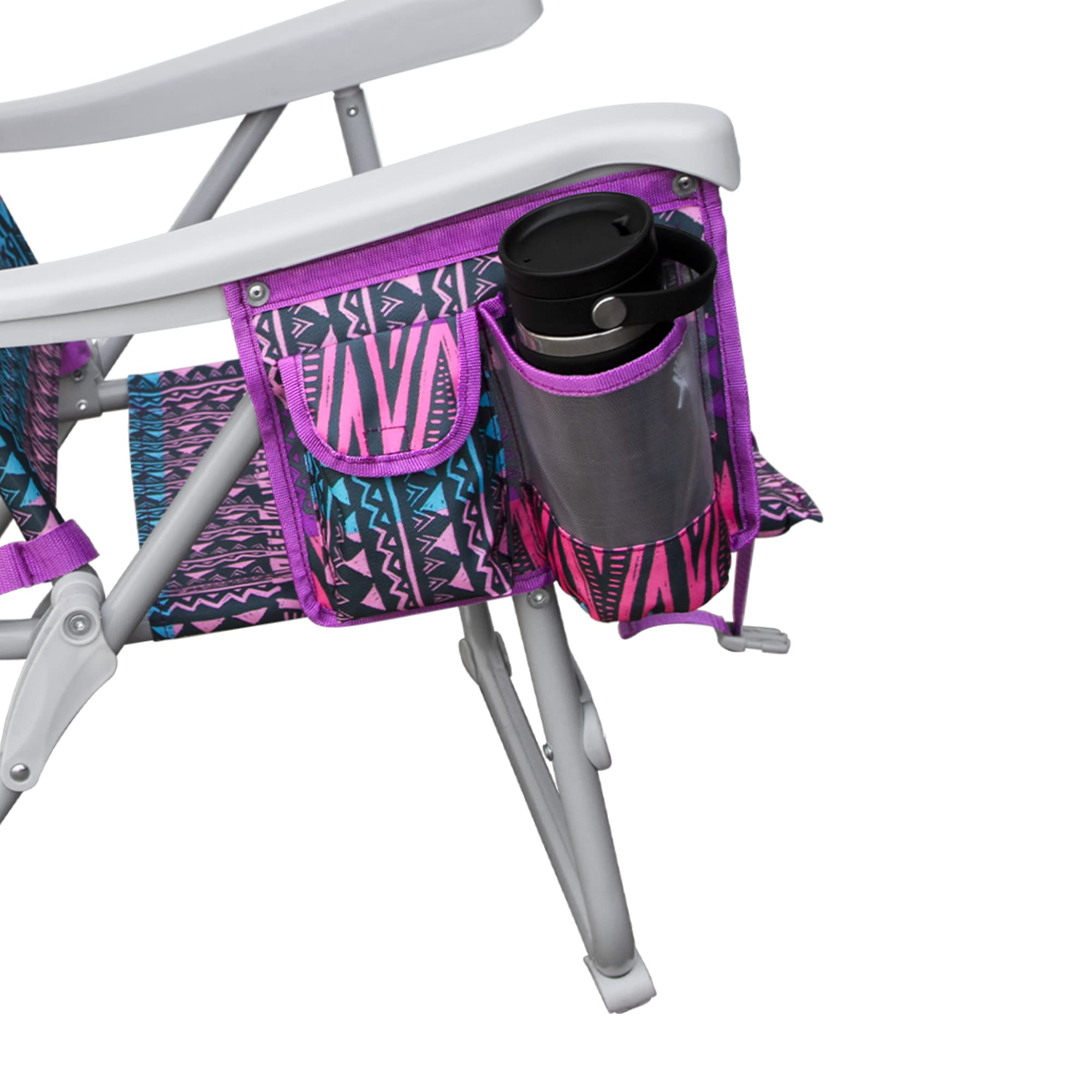 Backpack Hurley Beach Chair, One Size, Alloy Steel, Lightweight, Pink Violet