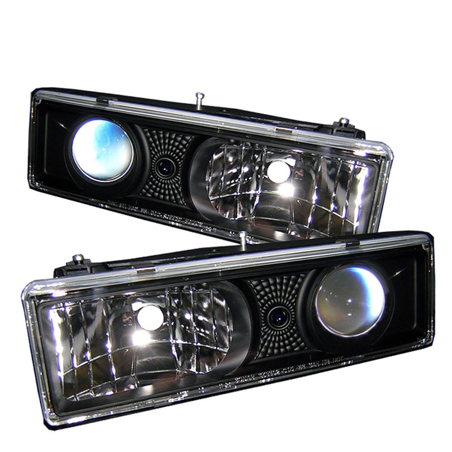 Chevy C/K Series 1500/2500/3500/Chevy Tahoe Black Projector Headlight Spyder Auto PRO-YD-CCK88-BK