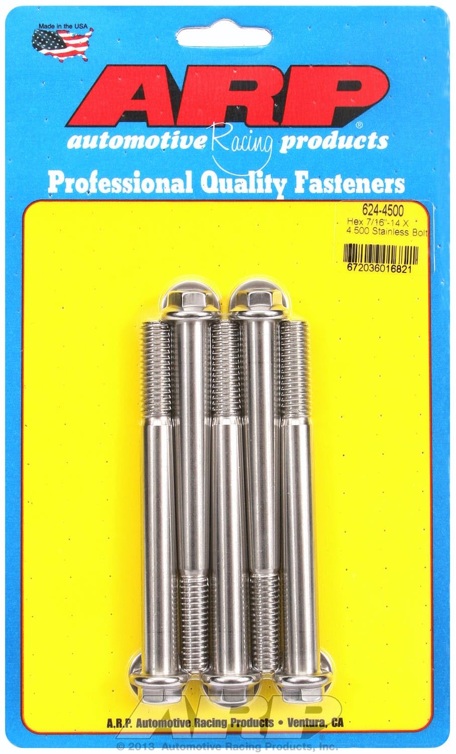 Hex Bolt ARP (624-4500), Stainless Steel