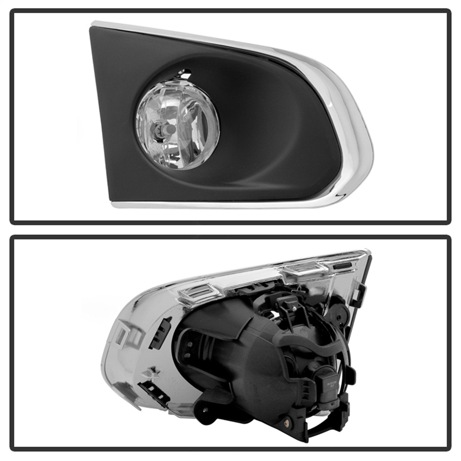 Chevrolet Trax 2015-2016 OEM Fog Lights W/Cover and Switch - Spyder 9031595 Clear