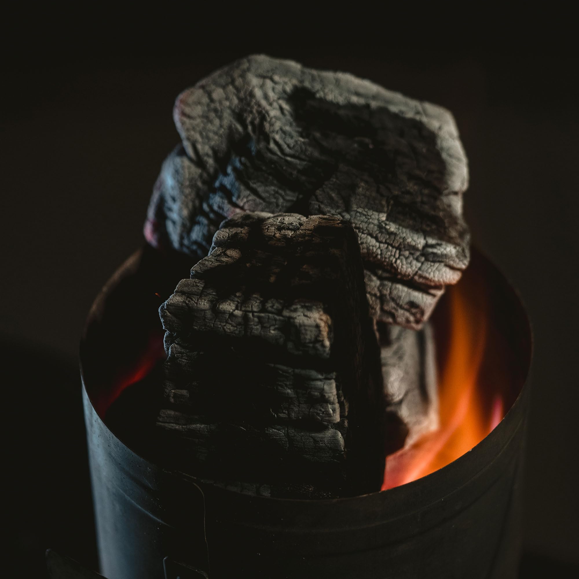 100% All Natural Jealous Devil Hardwood Lump Charcoal for Barbecue Grilling and Smoking, 35 Pound Bag - Restaurant Quality BBQ Grill Supplies and Fire Starter Accessories
