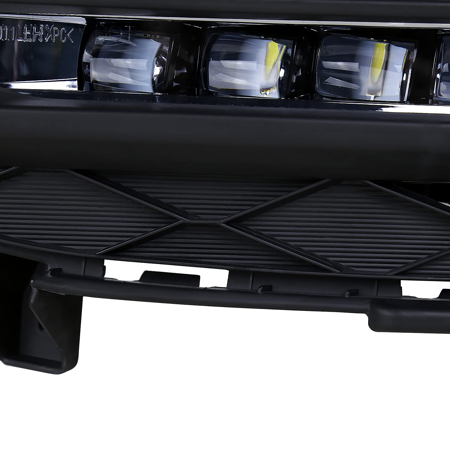 LED Fog Lights SPEC-D TUNING + Built-In LED Bulbs + Switch Compatible with 2016-2017 Honda Accord 2Dr Coupe L+R Pair Assembly