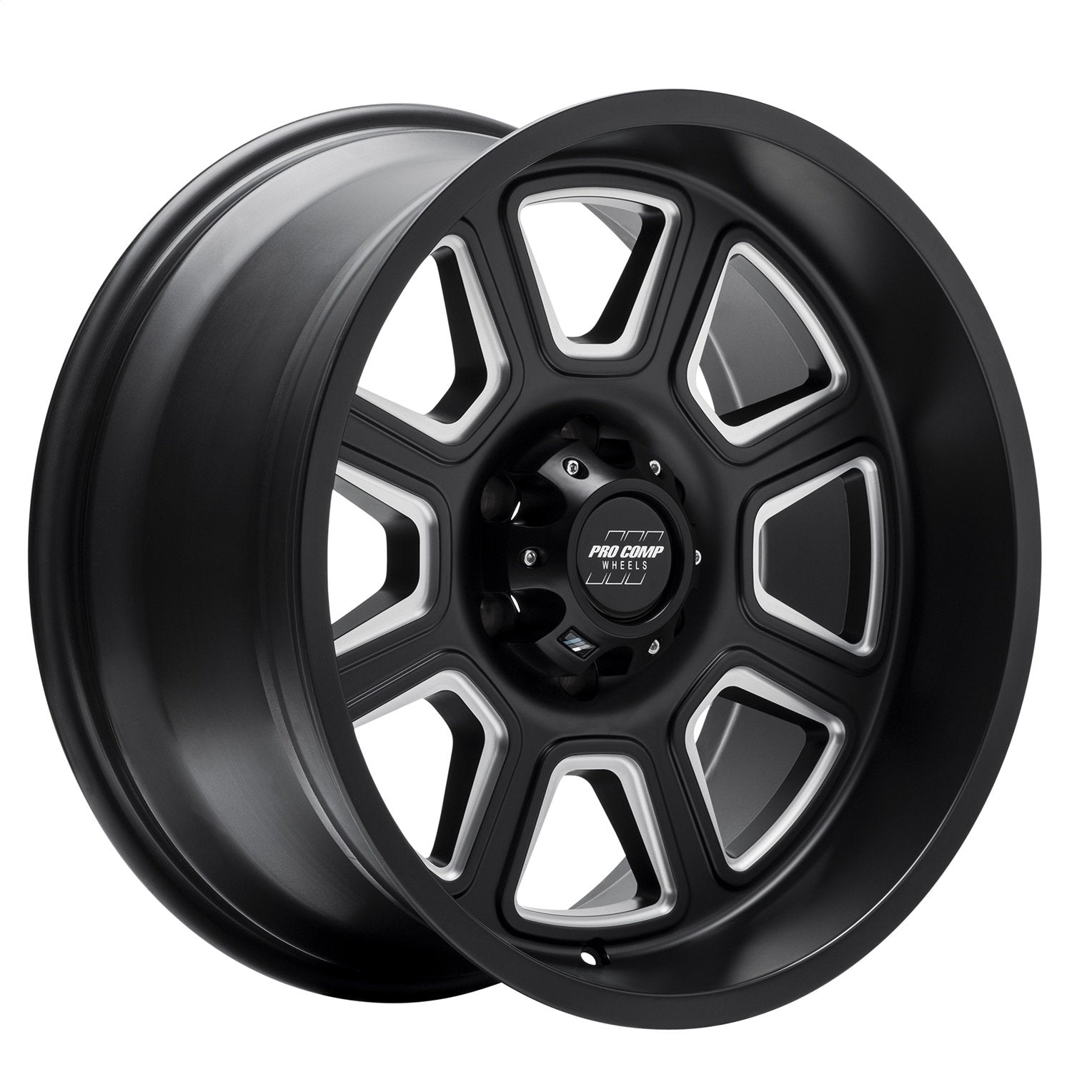 5164-213647 PRO COMP Alloys Black Wheel with Alloy Steel (20 x 10. inches /6 x 135 mm, -18 mm Offset)