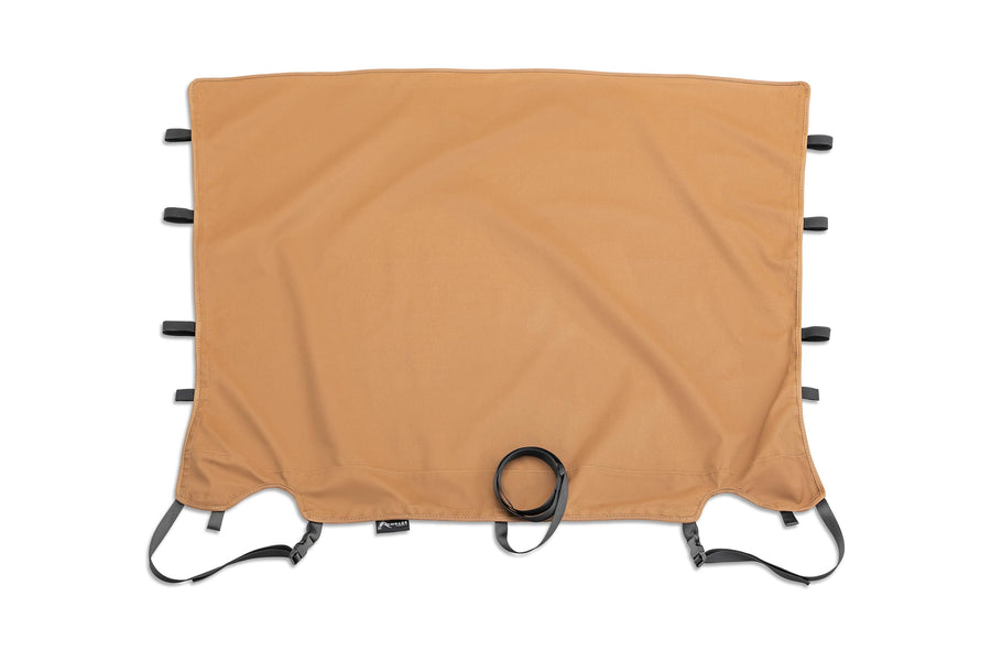 California Brief Soft Top RAMPAGE PRODUCTS for Jeep Wrangler YJ | Spice Denim, Vinyl | 92817 | Fits 1992-1995 Jeep Wrangler YJ
