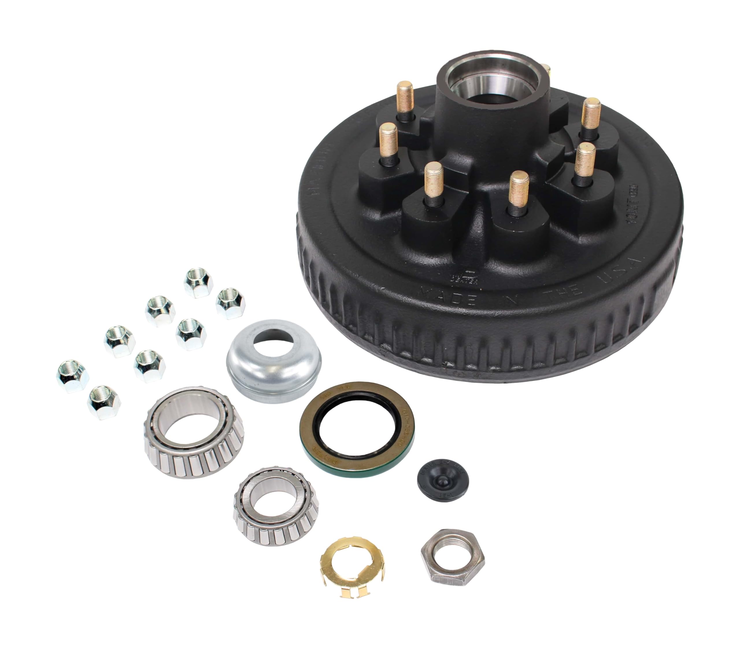 7K Dexter EZ Hub & Drum Kit 865-9/19" - Pre-Greased Bearings!! (K08-219-9C)
