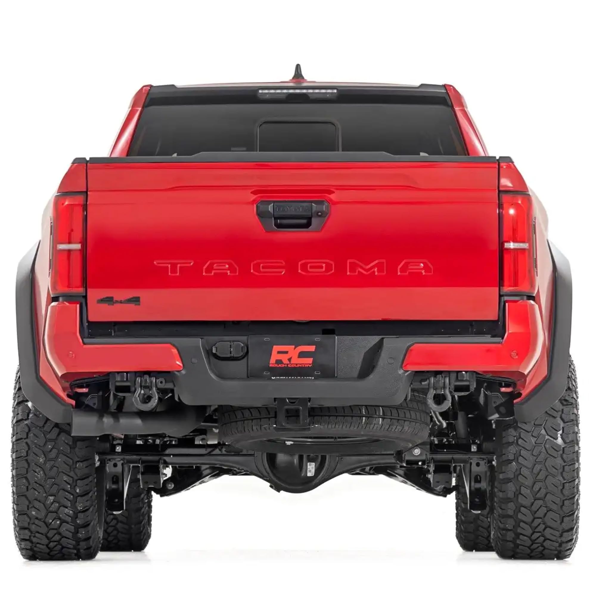 Rear Shackle Kit Rough Country w/D-Rings & Rubber Isolators - 73117