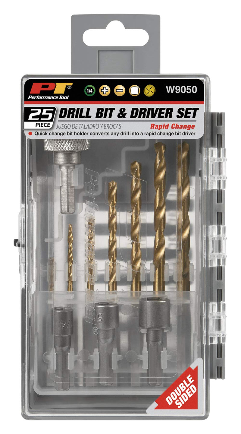 W9050 Performance Tool 25pc Rapid Change Bit set
