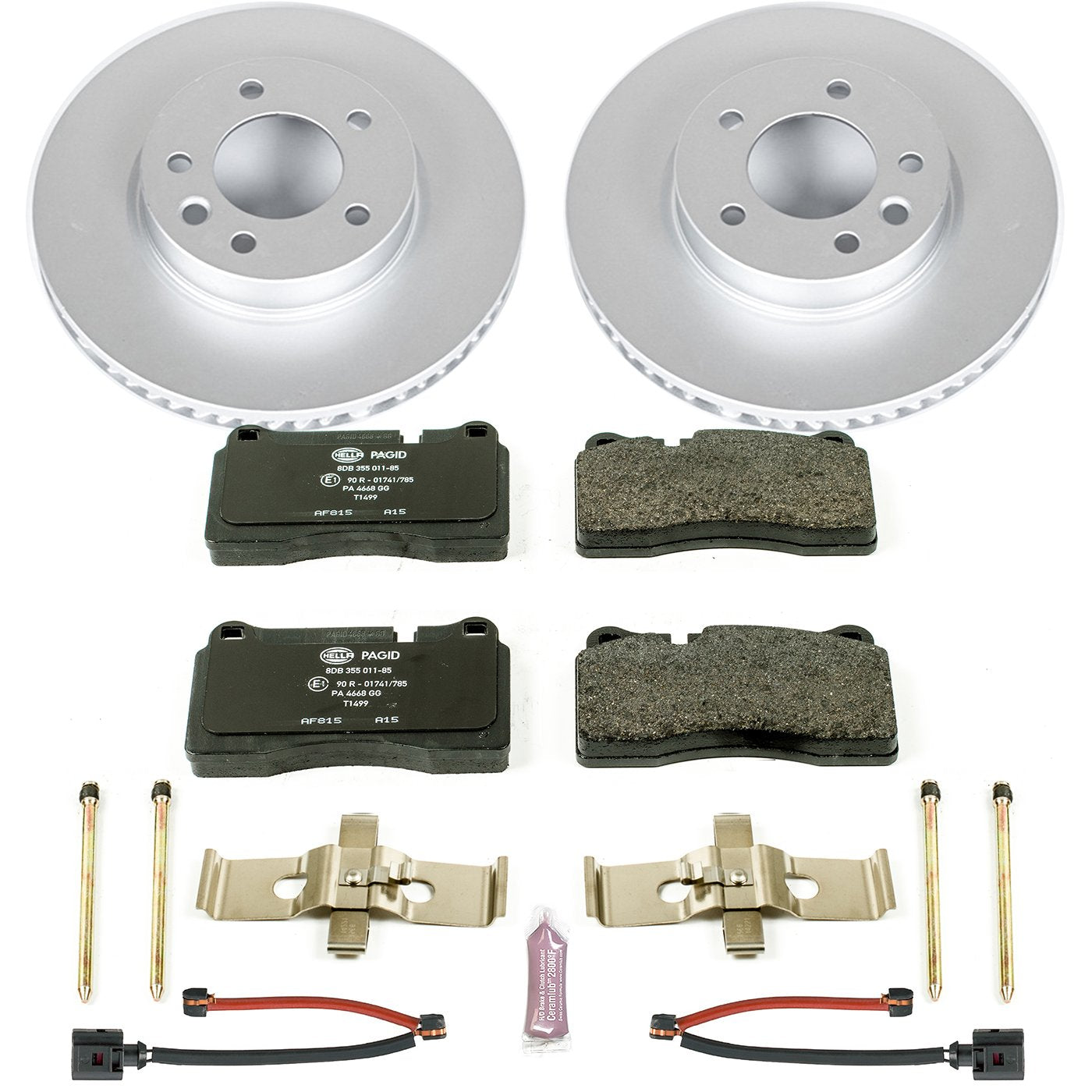 Power Stop ESK4656 Euro-Stop Front Brake Kit For Volkswagen Touareg 2006-2010 [Model Specific]