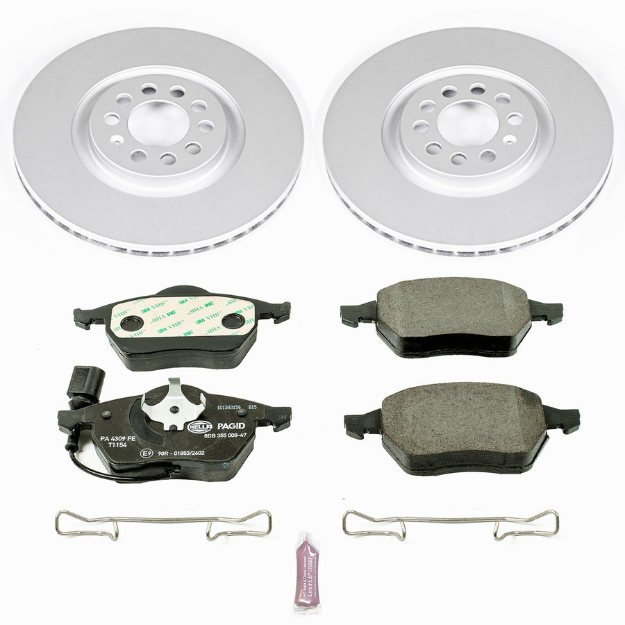 Euro-Stop Power Stop ESK914 Brake Kit Front Audi Volkswagen