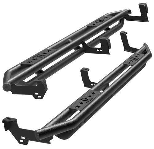 Tyger Auto Compatible Star Armor with 1999-2006 Chevy Silverado GMC Sierra 1500 ;2001-2006 2500 3500HD; 2007 Classic | Crew Cab | TG-AM2C20108 | Side Step Rails Nerf Bars Running Boards
