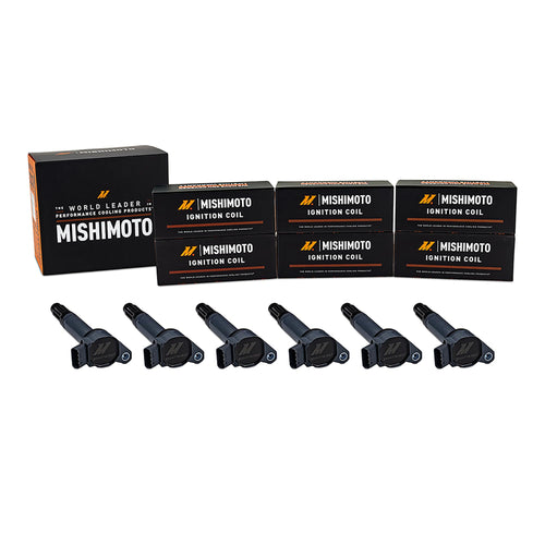 Mishimoto Coil Pack Ignition, Compatible with Toyota Camry 3.5L, 2007-2012, Set of 6