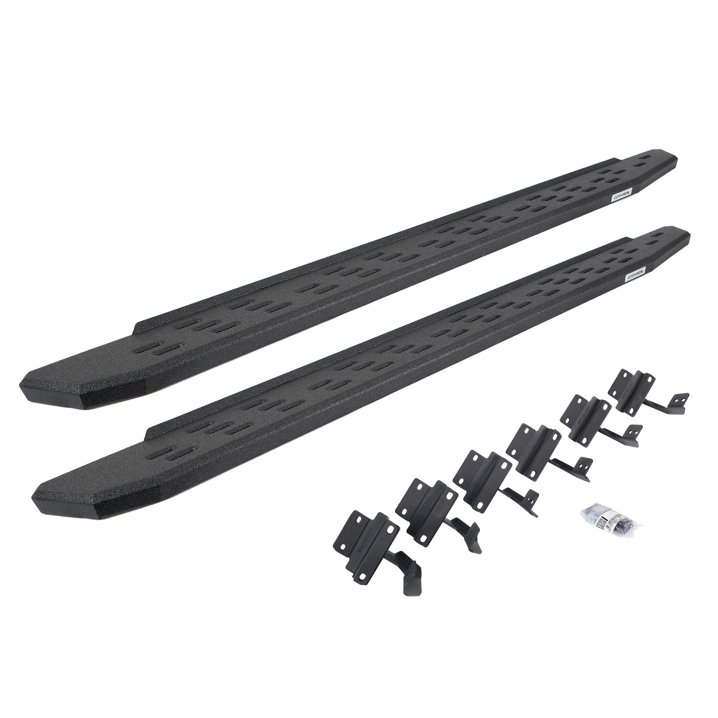 Go Rhino RB30 Brackets & Running Boards | Protective Bedliner Coating | 69617780T | Fits 2015-2024 Ford F-150 Super Cab; 2017-2023 Ford F-250/F-350 Super Cab