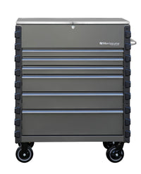 Pro Mechanics Cart Montezuma - Metallic Gray with Titanium-colored Aluminum pulls
