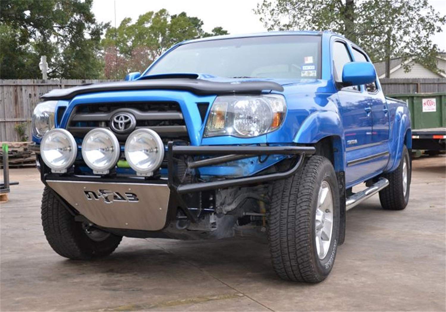 30in Multi-Mount N-Fab Bumper | Gloss Black - For 3 - 9in Lights | T053RSP | Fits 2005-2015 Toyota Tacoma