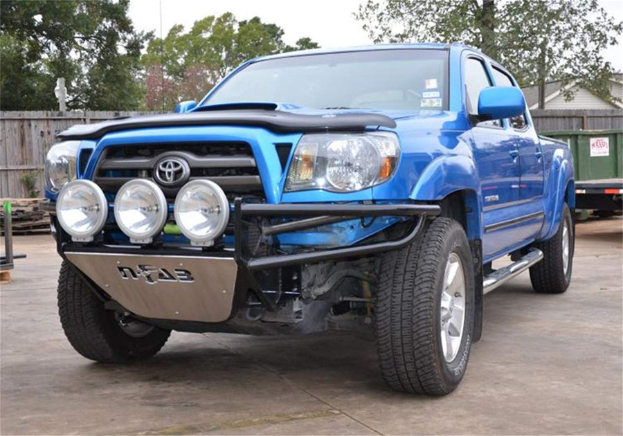30in Multi-Mount N-Fab Bumper | Gloss Black - For 3 - 9in Lights | T053RSP | Fits 2005-2015 Toyota Tacoma