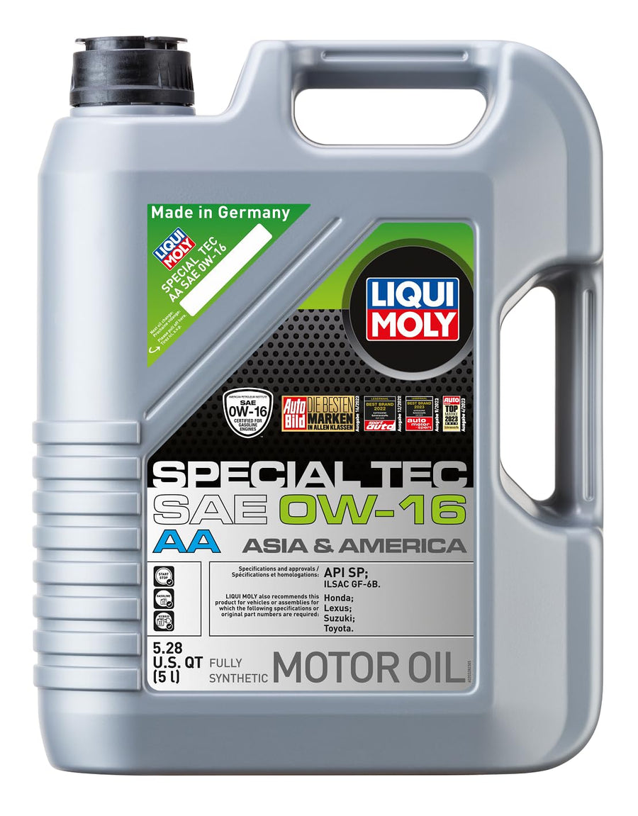 LIQUI MOLY SAE 0W-16 Special Tec | 5 L | Fully synthetic engine oil | SKU: 20328