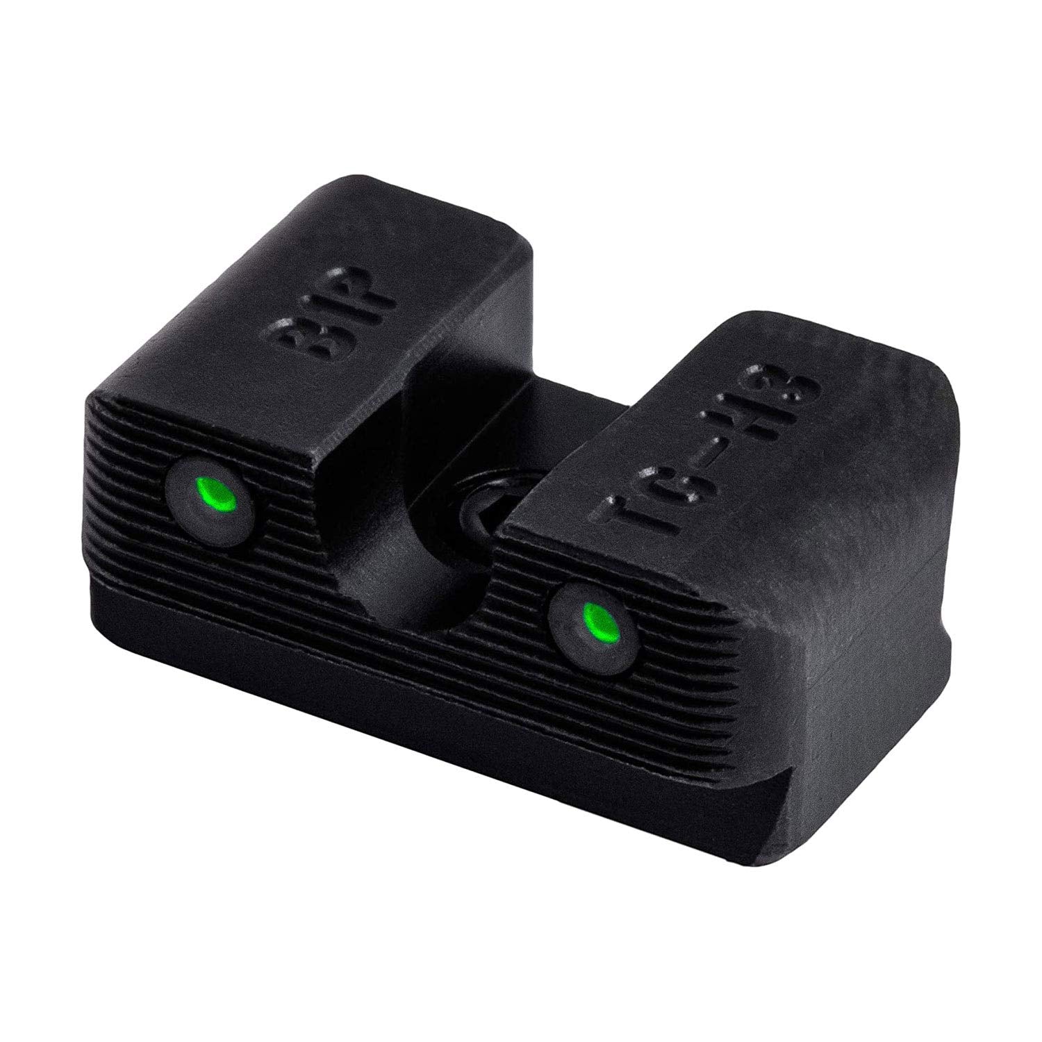 TruGlo Pro Tritium Glow in The Dark Gun Handgun Glock Pistol Laser Sight Accessories with Rear Colors for Beretta PX4 Storm and Green Light, Black