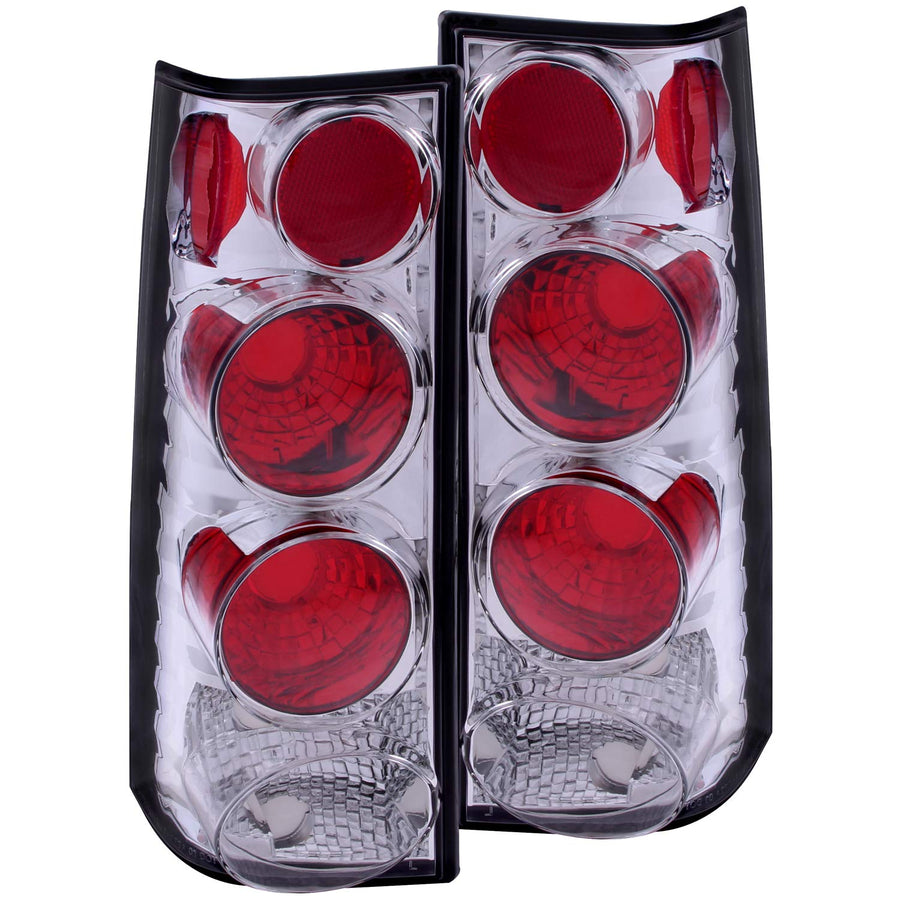 GMC Savana Anzo USA 211147 Chrome Tail Light Assembly - (Sold in Pairs)