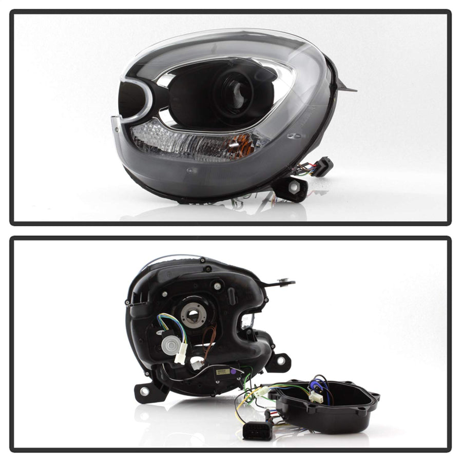 Projector Headlight Spyder Auto PRO-YD-MCO11-DRL-BK, 1 Pack