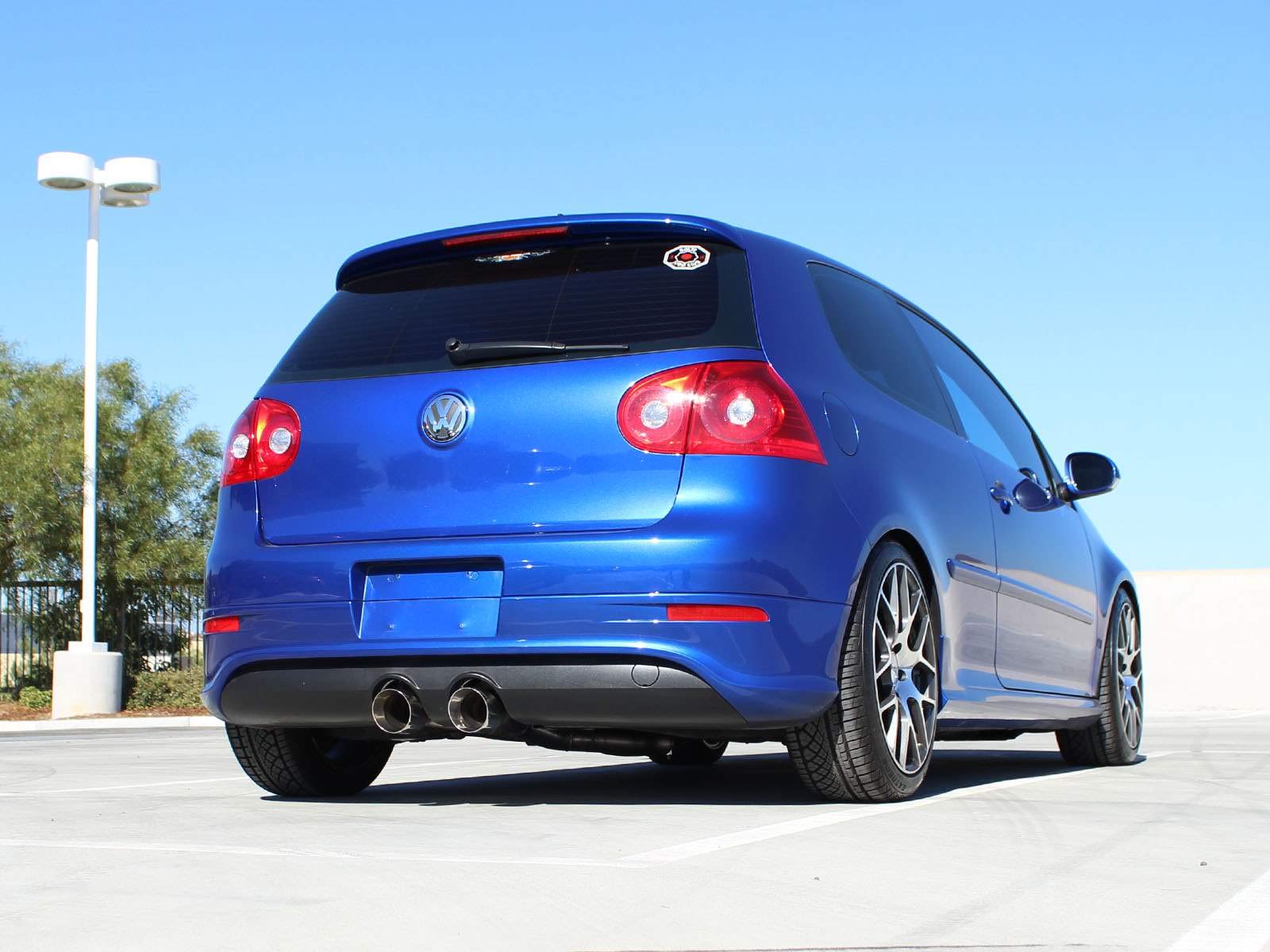 304 Stainless Steel aFe (49-36408-P) Cat-Back Exhaust System with Polished Tip for Volkswagen Golf R32