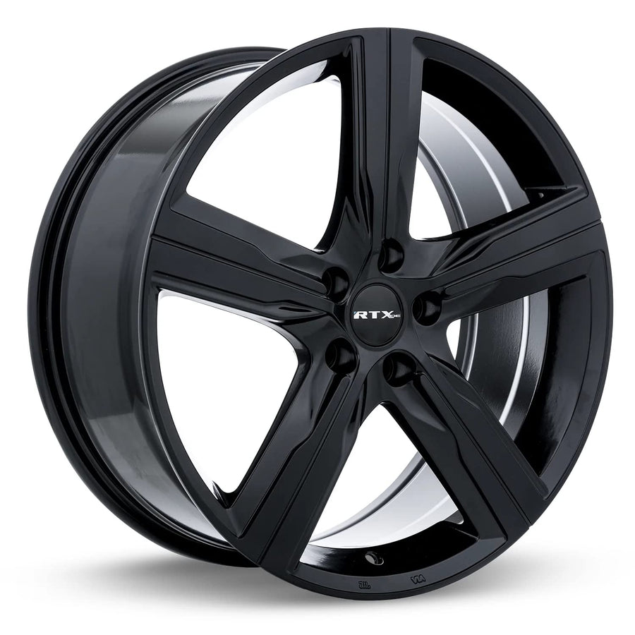 Custom RTX Wheel - 19x8, 45 Offset, 5x108 Bolt Pattern, 63.4mm Hub - Satin Black Rim