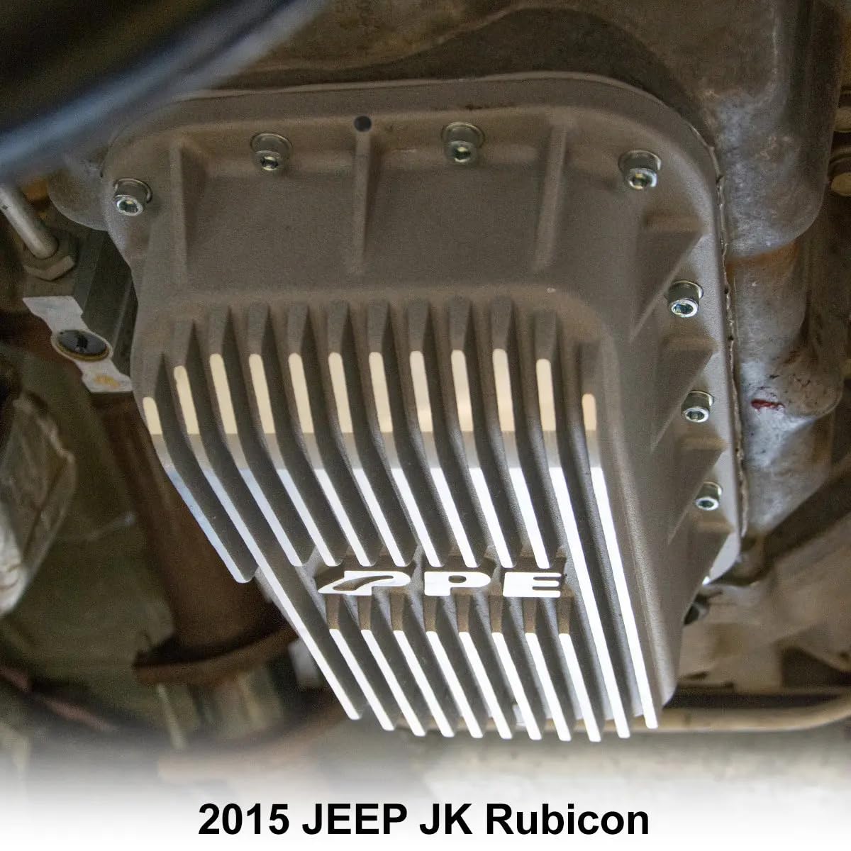 PPE Heavy Duty Cast Aluminum Oil Pan (Black) Compatible for 2012-2018 Jeep Wrangler 3.6L or 2011-2019 Dodge Challenger/Charger 3.6L 214054020