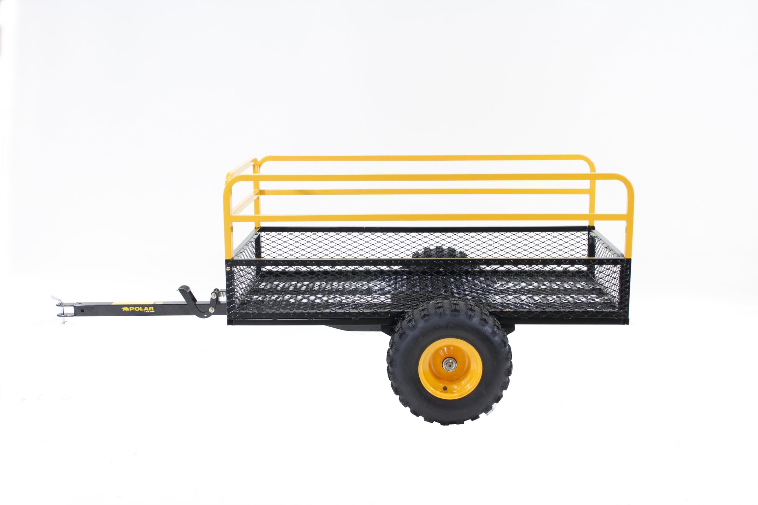Heavy-Duty Utility Trailer Polar Trailer 10738 HDM 1400 – 92" x 51" x 36", Military-Grade Steel Mesh, Rust-Resistant, 10-Minute Assembly